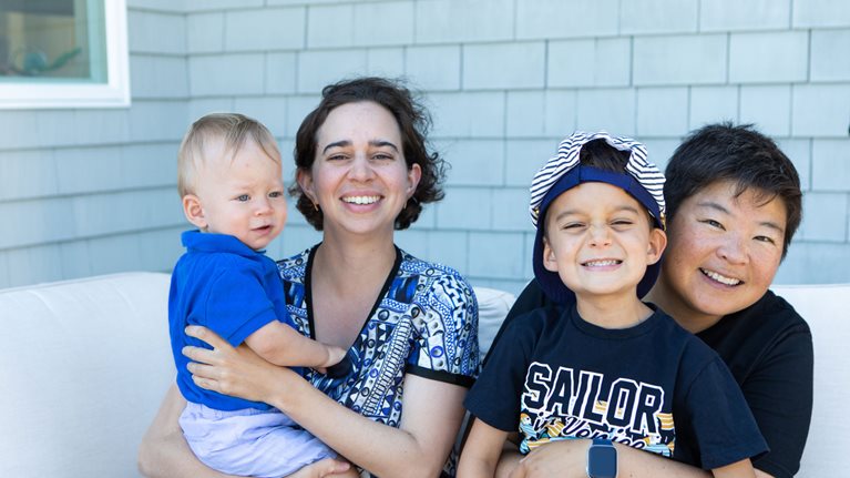 A McKinsey partner and her family