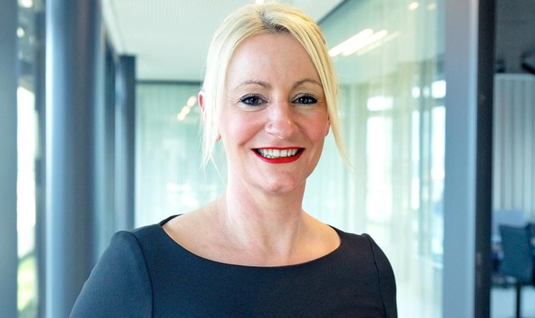 A headshot of Rachel Constantine, Manager, Office of the CEO, at JA Europe.