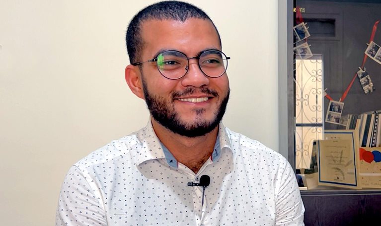 A headshot of Sami Khodir, Senior Marketing and Communications Coordinator at INJAZ Algeria.